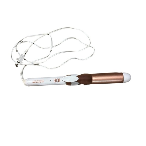 Conair Other - Conair Double Ceramic Hair Curling Iron 1 1/2 Inch Barrel White/Rose Gold